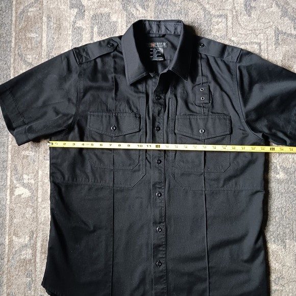5.11 Tactical L Short Sleeve Shirt Military Utility Button Up Conceal Pockets - Picture 11 of 14